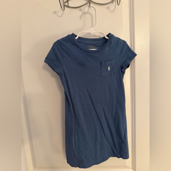 Polo by Ralph Lauren Kids Classic Blue Dress - Picture 1 of 4